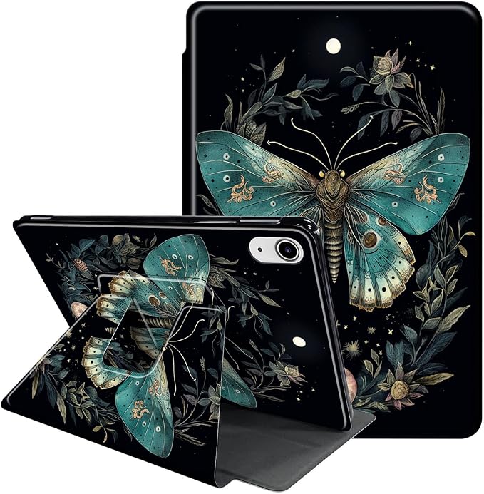 for iPad 9th Generation Case (2021)/8th Gen (2020)/ 7th Gen (2019) 10.2 Inch-360 Degree Rotating Multi-Angle Viewing Protective Cover with Auto Sleep/Wake-Art Mandala Flower
