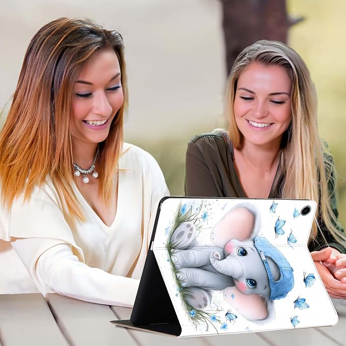 Case for iPad 9th/8th/7th Generation (2021/2020/2019) 10.2-inchSlim PU Leather Cover Adjustable Stand Auto Wake/SleepAurora Over Mountains