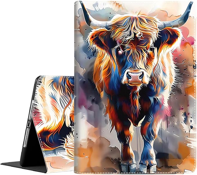 Case for iPad 9th/8th/7th Generation 2021/2020/2019 iPad 10.2 Inch Also Fit iPad Air 3th Gen 2019/iPad Pro 10.5 inch，Standing Cover with Auto Sleep/WakeCute Black Cat