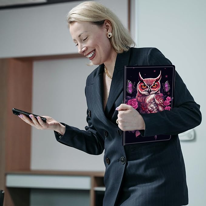 Slim Case for Amazon Kindle Fire Max 11 Case (13th Generation 2023 Release) 11 PU Leather Folio Stand Adjustable Smart Cover with Auto Wake/Sleep for Kindle Fire 11 TabletArt Black Cat Tree