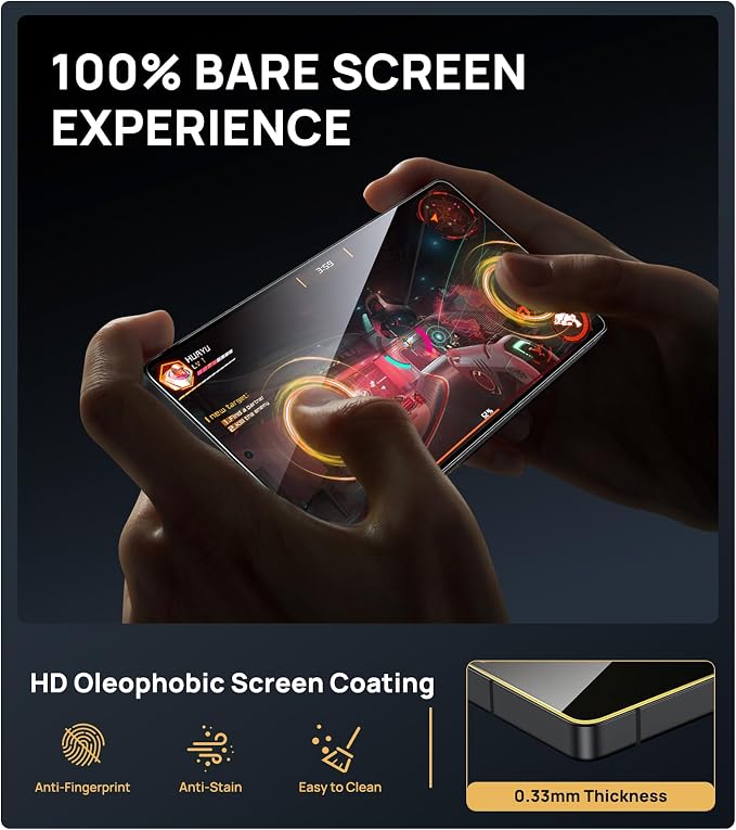 SSLOTSCASE for iPhone 17 Privacy Screen Protector [2 Pack] [9H Hardness] | Anti Spy Tempered Glass Film Military Grade Shatterproof Easy Installation Anti Reflective Screen Protector for iPhone 17