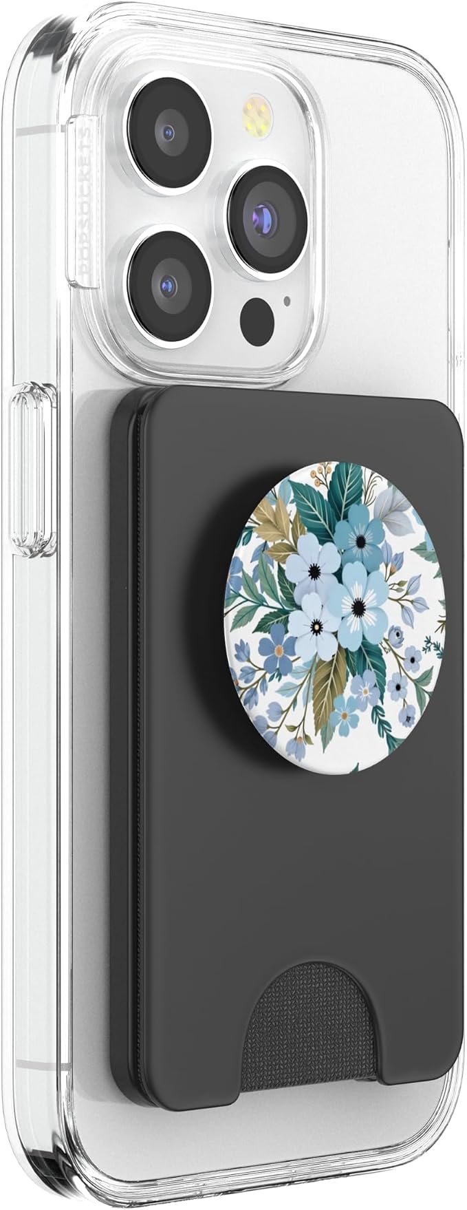 Garden Party Blue PopSockets PopWallet for MagSafe