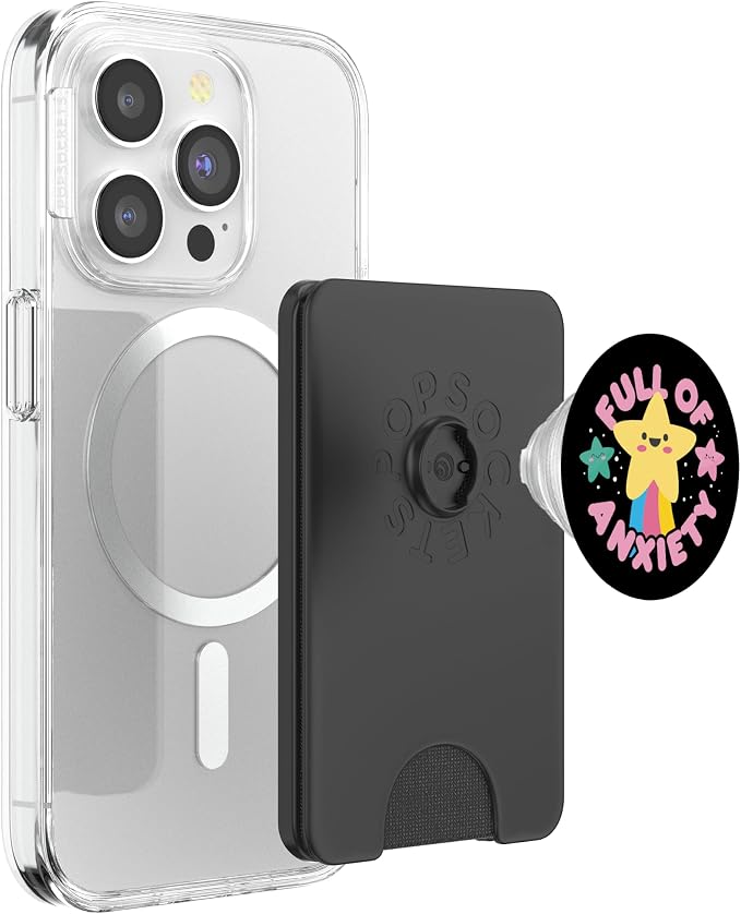 Full of Anxiety Cute Kawaii Kawaii Goth Pastel Goth PopSockets Adhesive PopGrip