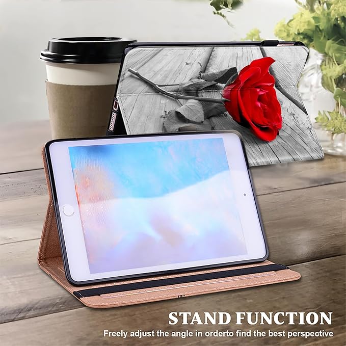 Dteck 10.5 Inch Case for iPad Air 2019 (3rd Generation A2152 A2123 A2153) / iPad Pro 2017 (A1701 A1709) Tablet- Smart Stand Wallet Folio Cover Case with Auto Sleep Wake/Stylus Pen (Purple Butterfly)