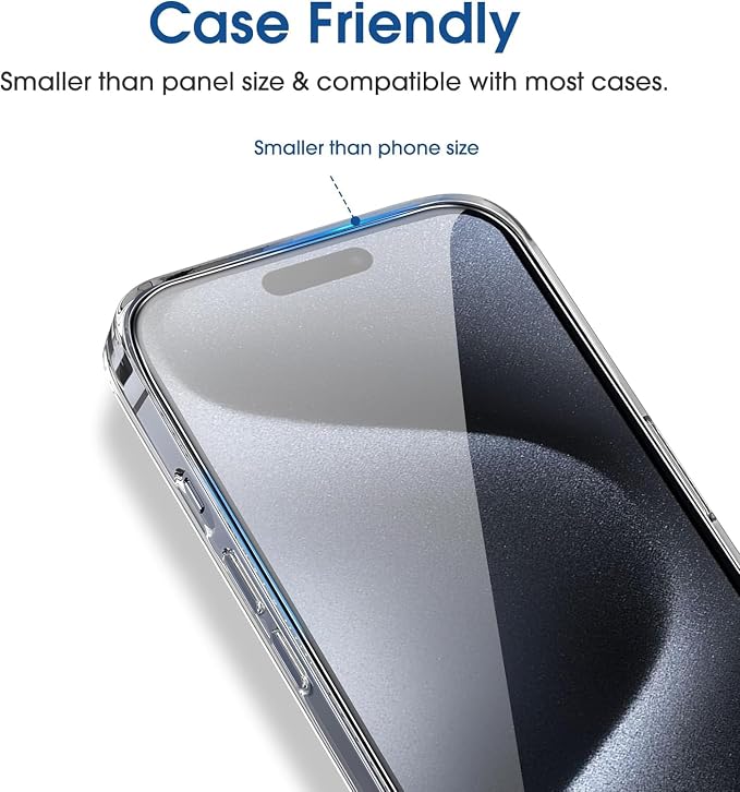 amFilm 2 Pack Magnetic OneTouch Compatible with iPhone 13 Pro Max 6.7/ iPhone 14 Plus 6.7 Screen Protector Tempered Glass Full Coverage with Easy Installation Kit (Magnetic &amp Reusable)