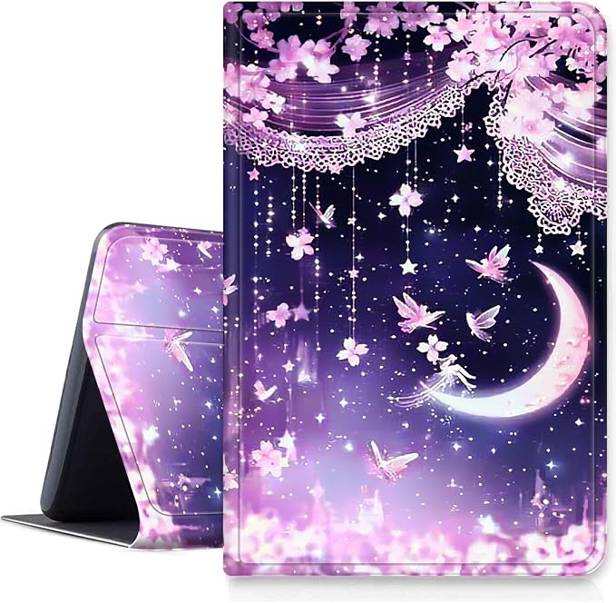 Case for Amazon Fire 7 Tablet 2019/2017 Release 9th/7th Generation PU Leather Smart Protective Cover with Auto Sleep/Wake for Fire 7 2019Beautiful Sunset