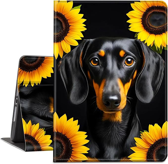 Case for Kindle Paperwhite 12th Generation 7 &amp Kindle ColorSoft Signature Edition – PU Leather with Auto Sleep/Wake Slim Lightweight Protective Cover – Beach Sunset Palms