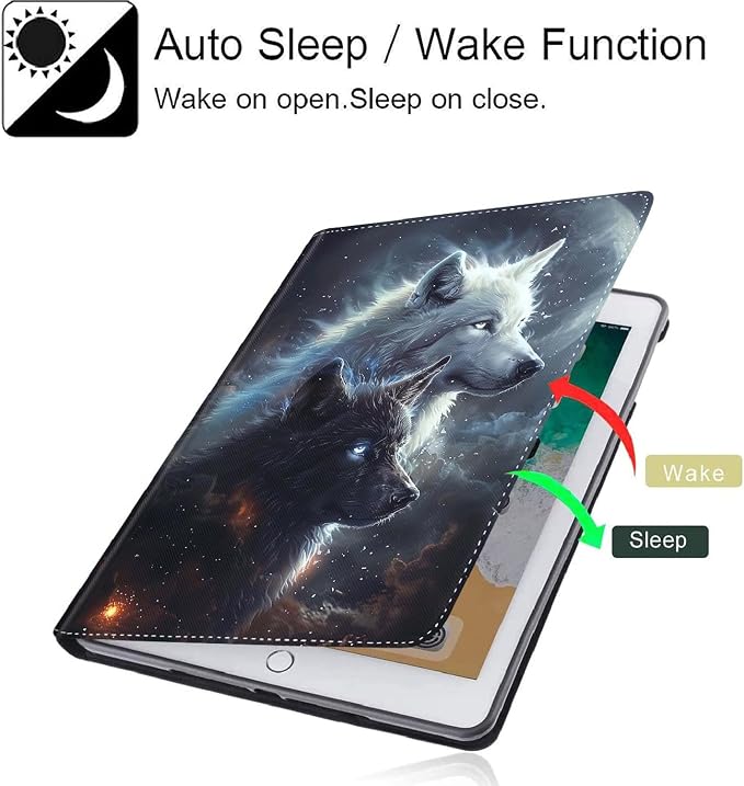 Case for New iPad (A16) 11th Generation 11 Inch 2025for iPad 10th Generation 2022 10.9 Inch Multi-Angle Stand Smart Cover Shockproof with Auto Wake/Sleep ，Starry Sky