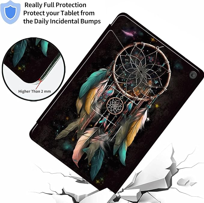 Case for Samsung Galaxy Tab A9 8.7-Inch 2023360 Degree Rotating Multi-Angle Viewing Protective Cover with Auto Sleep/Wake-Blue Butterfly