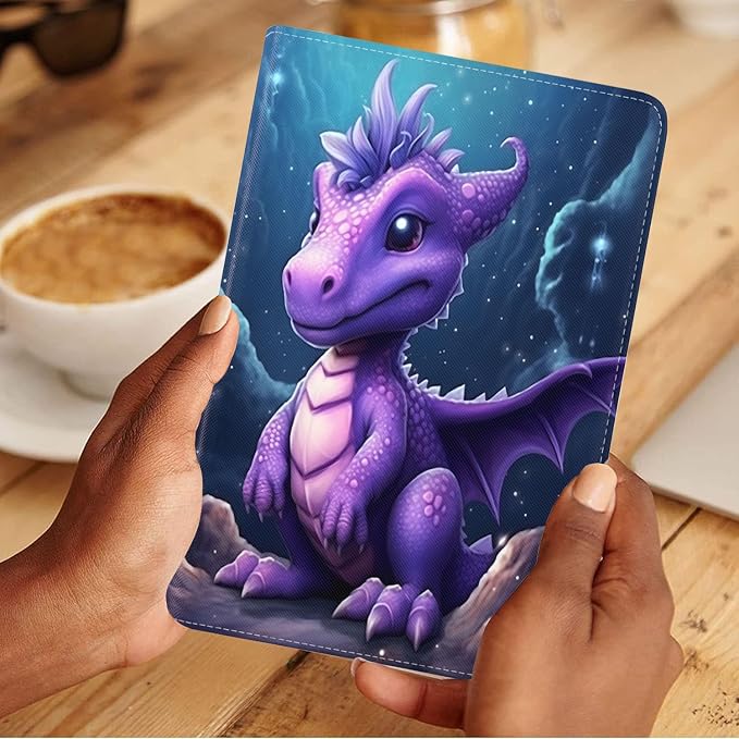 Case for Samsung Galaxy Tab A 8.0 2019 (SM-T290/T295/T297) Slim Lightweight PU Leather Stand Cover with Auto Wake/Sleep for Galaxy Tab A 8.0 Inch Abstract Watercolor Art Dogs