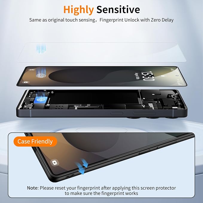 3 Pack Tempered Glass Privacy Screen Protector for iPhone 15 Pro Max 6.7 Inch Original Touch Sensitivity with Auto Alignment kit Bubble Free Case Friendly 9H Hardness