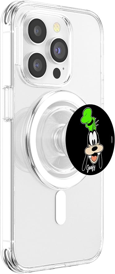 Disney Mickey and Friends Goofy Big Face Signature PopSockets Adhesive PopGrip