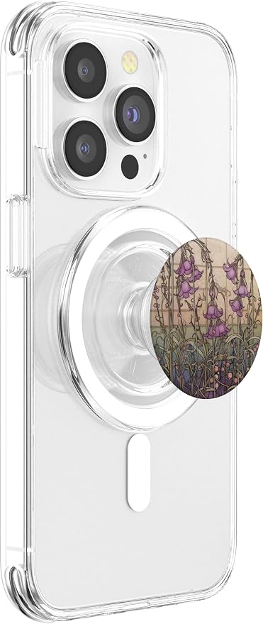 Cute Floral Heather Flower Art Nouveau PopSockets Adhesive PopGrip