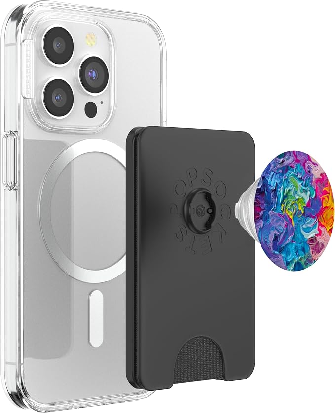 Artist Palette Paint Abstract Bright Colors Design PopSockets Adhesive PopGrip