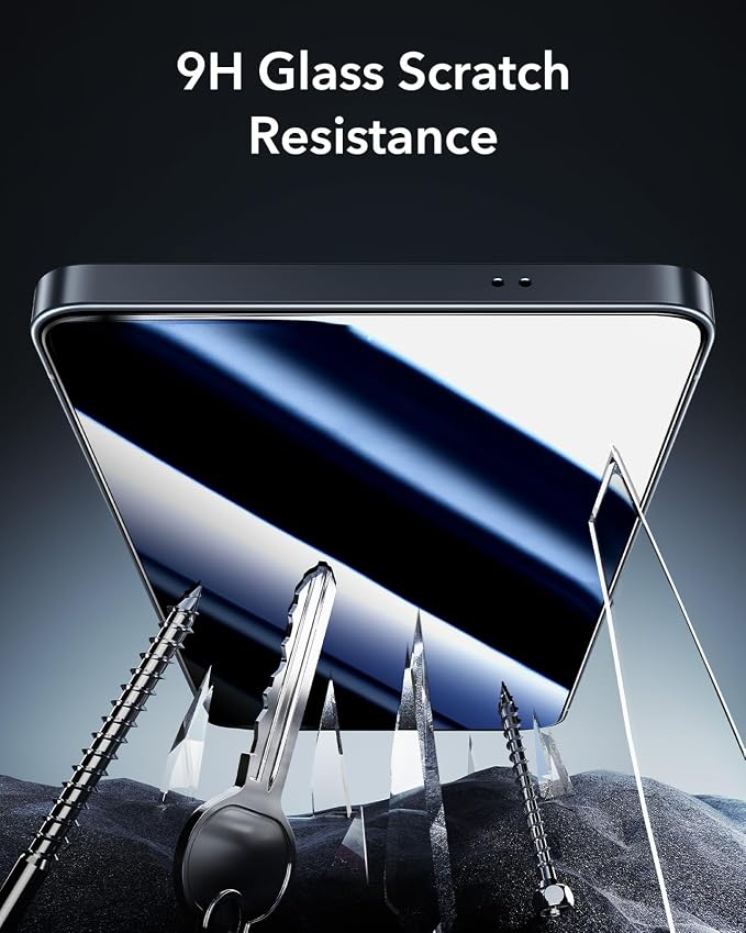 ESR 3 Pack for Samsung Galaxy S25 Ultra Privacy Screen Protector Armorite | 6X Impact Absorption 9H+ Tempered Glass Anti-Spy Easy One-Pull Installation UltraFit Tray Full-Coverage Protection
