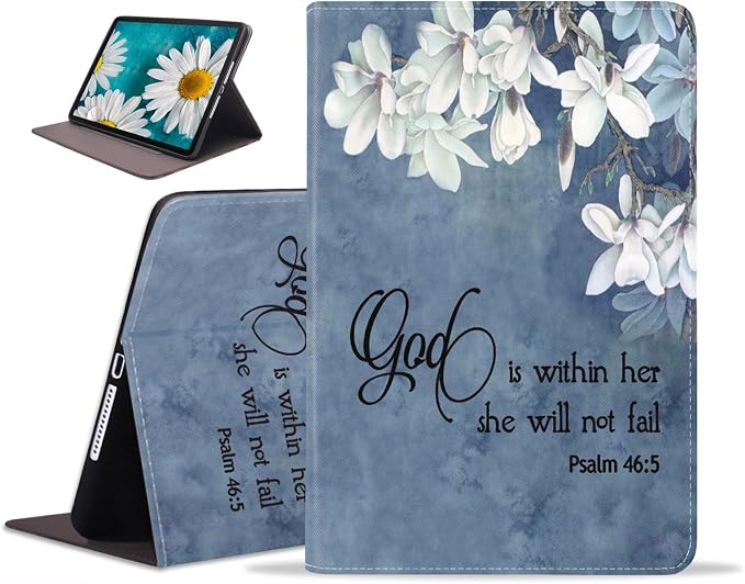 Case for Samsung Galaxy Tab S5e 10.5 inch 2019 Tablet [SM-T720/T725/T727] Slim PU Leather Case Adjustable Stand with Auto Wake/Sleep - Bible Verse Proverbs 31:25