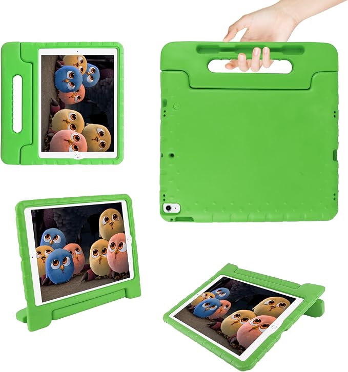 Heavy Duty Kids Case for iPad 10th/11th(A16) Pencil Holder Stand | Rugged Protection Cover for 11/10.9-inch iPad 2025/2022 Lightweight EVA Foam Anti-slip for Home School Travel Blue