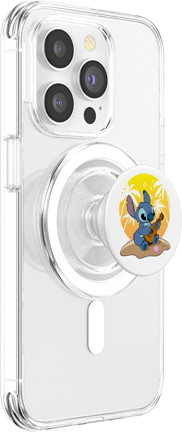 Lilo &amp Stitch - Stitch Summer Uke PopSockets Adhesive PopGrip