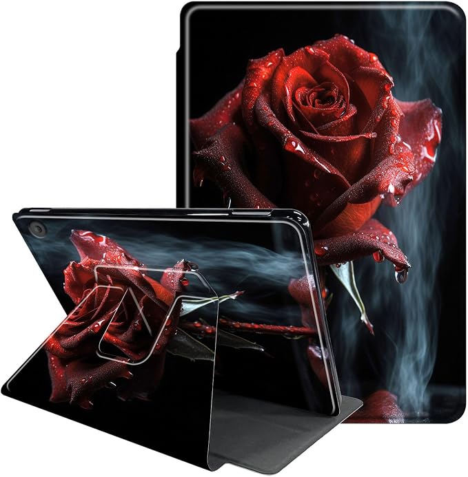 for iPad 9th Generation Case (2021)/8th Gen (2020)/ 7th Gen (2019) 10.2 Inch-360 Degree Rotating Multi-Angle Viewing Protective Cover with Auto Sleep/Wake-Art Mandala Flower