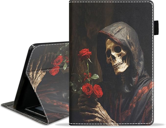 Case for Amazon Fire HD 10 Tablet (9th/7th Generation 2019/2017 Release) Slim PU Leather Cover with Card Slot &amp Auto Wake/Sleep for Fire 10.1 Tablet African American Girl