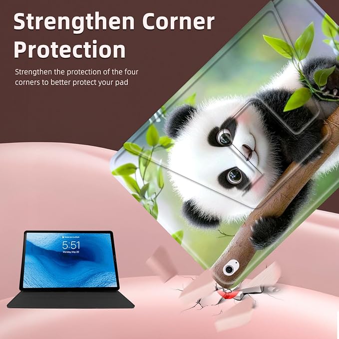 for iPad 10th Generation Case 360 Degree Rotating Stand Cover Multi Angle Viewing Auto Sleep/Wake American Flag Eagle Leather Case for iPad (A16) 11th Generation 11 Inch 2025