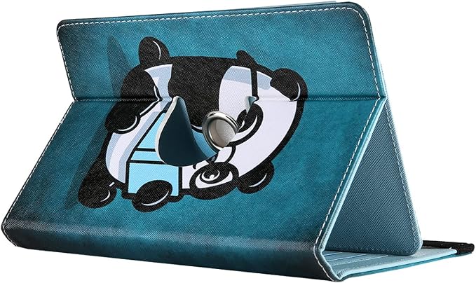 Universal 7 Inch Tablet Case Techcircle Ultra Slim Lightweight PU Leather Stand Folio Flip Wallet Protective Shell Case [Card Slots] [Magnetic Closure] for All 7 Android Tablet PC Cherry Blossom