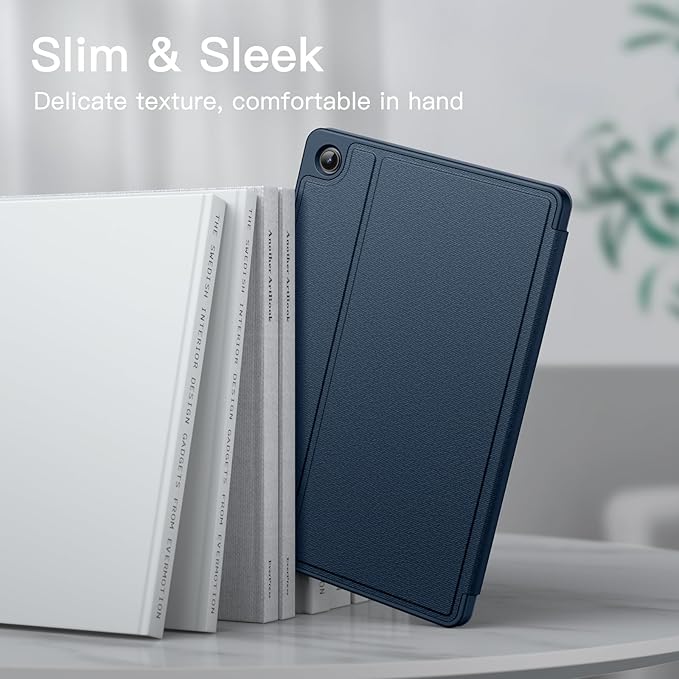 JETech Folio Case Cover for Samsung Galaxy Tab A11 Plus Black | Multi-Angle Stand Cover Slim Protective Cover Auto Wake/Sleep