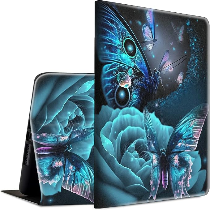for Samsung Galaxy Tab A8 Case for Samsung Galaxy Tab A8 10.5 Case 2022 Lightweight Smart Cover PU Leather Adjustable Stand Protective Cover with Auto Wake/Sleep - Art Butterfly