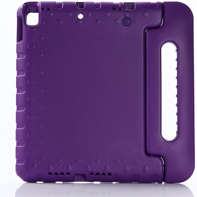Kids Case for iPad Pro 11 M5/M4 &amp iPad Air 11 (2026/2025/2024) Shockproof Case with Pencil Holder Techcircle Light EVA Foam Handle Stand Bumper Protective Child Friendly Drop Proof Cover Black