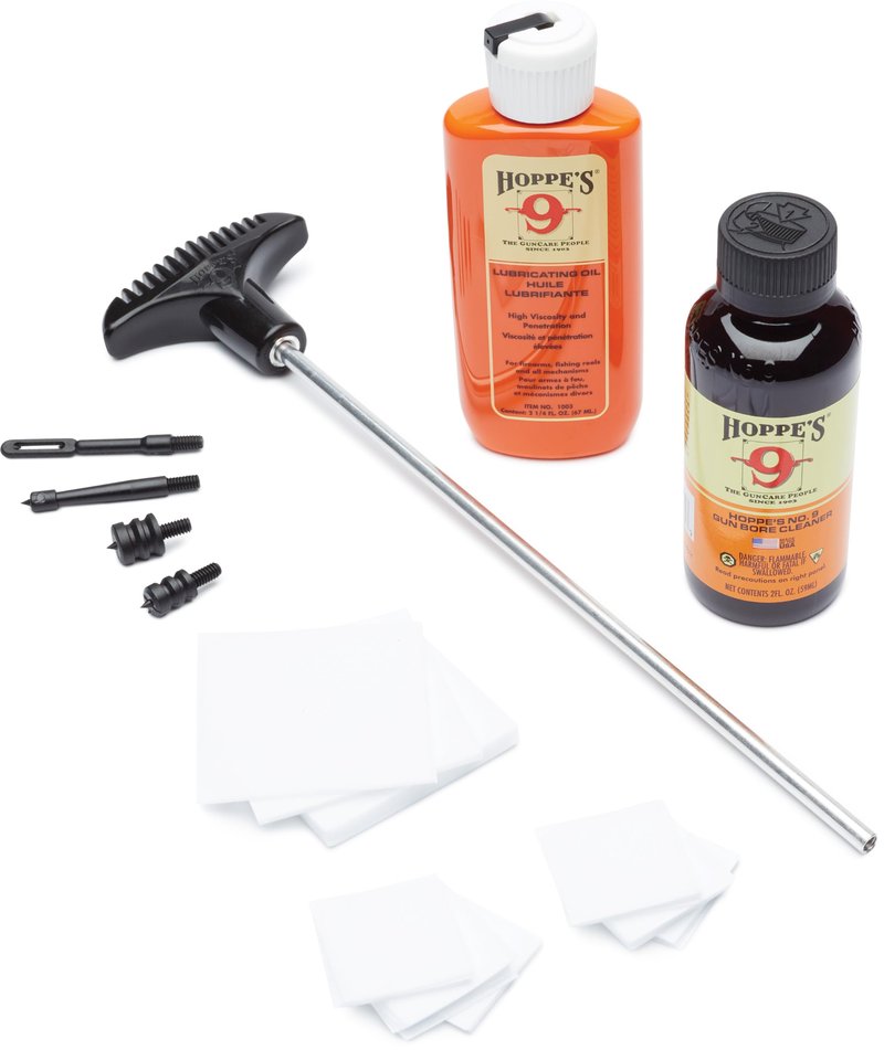 Hoppe's PCO38 No. 9 Cleaning Kit with Aluminum Rod, .38/.357 Caliber, 9mm Pistol