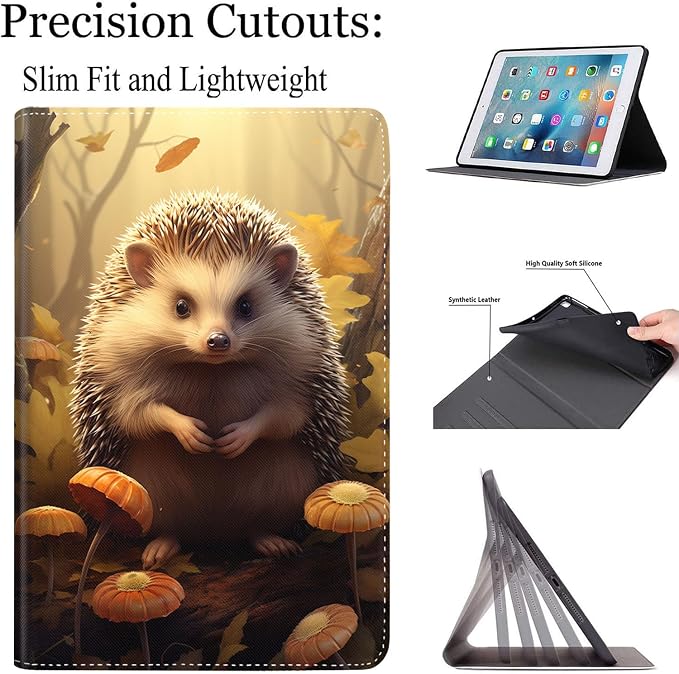 Case for New iPad (A16) 11th Generation 11 Inch 2025for iPad 10th Generation 2022 10.9 Inch Multi-Angle Stand Smart Cover Shockproof with Auto Wake/Sleep Baby Dragon