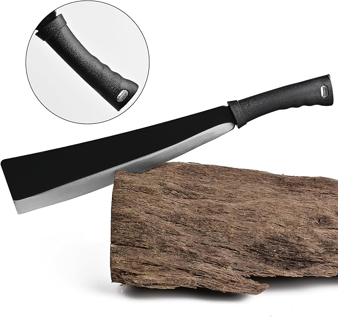 Billhook Sickle Machete for Yard Work - Trimming, Chopping & Weeding Powerhouse, Heavy Duty Machete for Cutting Trees, with Sheath