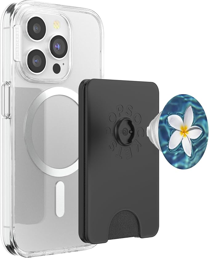 Hawaii Pop Mount Socket White Flower in The Sea Ocean Water PopSockets Adhesive PopGrip