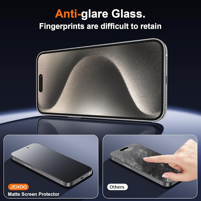 [2 Pack] Matte Privacy Glass Screen Protector Designed for iPhone 11 / iPhone XR Anti-Glare Anti-Fingerprint Install Frame 9H Tempered Glass