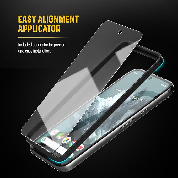magglass for Google Pixel 9 Pro XL Screen Protector (Fingerprint Compatible) with Easy Install Applicator Full Coverage HD Tempered Glass &amp Camera Lens Protector (6.8)
