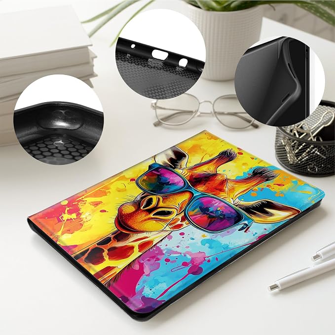 Case for All-New 7 Kindle Paperwhite 12th Gen 2024 &amp Kindle Colorsoft Signature EditionPU Leather Cover with Auto Sleep Wake FeatureAmerican Flag Eagle