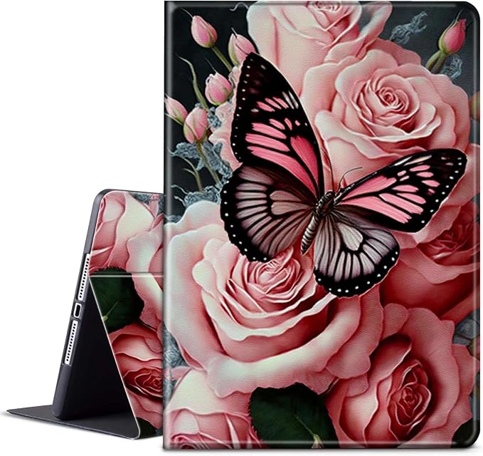 for Kindle Paperwhite 11th Gen 2021 6.8 inch Case - Signature Edition with Adjustable Stand &amp Auto Wake/Sleep - American Flag &amp Skull