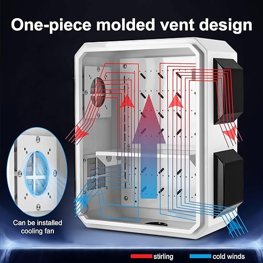 Outdoor Electrical Box, Cold-Rolled Steel Plate, Aluminum Alloy Back Beam, One-Piece Ventilation Design, IP65 Waterproof, Wall/Pole Mounted (17.7" x 13.8" x 7.9")