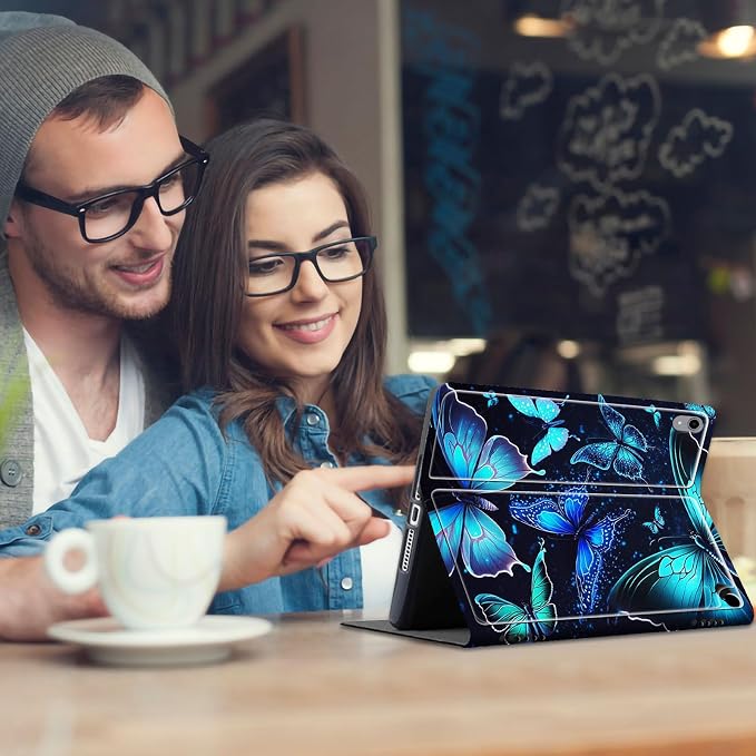 Case for iPad (A16) 11th Generation 11 Inch 2025/ iPad 10th Generation 10.9 Inch 2022 CaseHybrid Slim Multi-Angles Stand Auto Wake/Sleep Cover-Beach Sunset