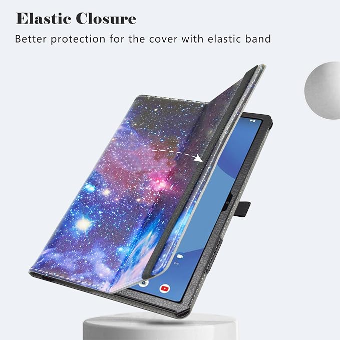 LiuShan Compatible with Onn 10.4 Tablet Pro Case 2023PU Leather Slim Folding Stand Cover for Onn 10.4 inch Tablet Pro Tablet (2023 Model No.100110603)Black