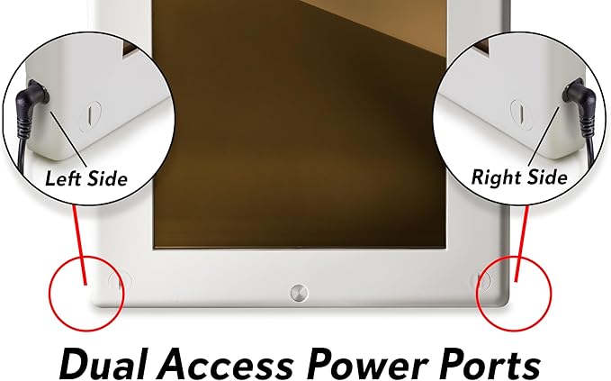 Power PET Automatic Pet Door by High Tech Pet - Large Door Mount for Pets to 100 lb - 4 Way Access - Dual Range Control - Deadbolt Security - Directional Sensing - Air Tight - US Customer Service