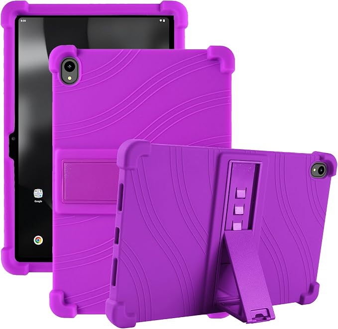 case for Onn 12.1 Inch Pro Tablet 2024 Model - Lightweight Slim Flexible Soft Silicone Stand Case Friendly Cover (Black)