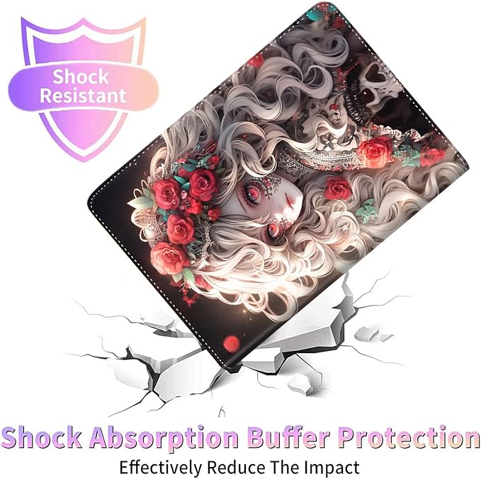 Case for ipad 10th Generation 10.9 inch 2022 iPad 10thMulti-Angle Stand Smart Protective Cover Shockproof Case Auto Sleep/Wake Smoke Flag of Mexico Flag