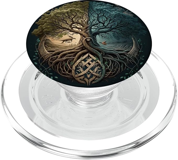 Yggdrasil Viking Tree of Life Design PopSockets Adhesive PopGrip