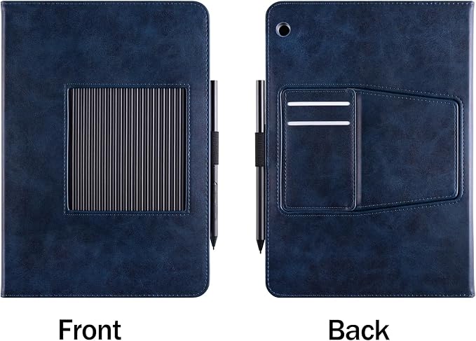 Case for Wacom MovinkPad 11 TabletDark Blue | Multiple-Angles Viewing StandPremium PU Leather Protective Cover with Pen Holder Loop