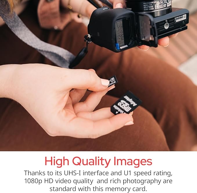 Verbatim 256GB Premium microSDXC Memory Card with Adapter UHS-I V10 Class 10 Supports Full HD (1080p) U1 Speed Rated Up to 100MB/s Read Speed
