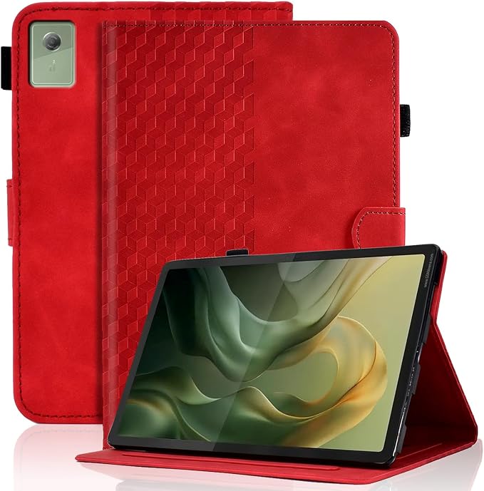 Case for Lenovo Idea Tab 11 Inch 2025 TB-336ZU/TB-336FUMotorola Moto Pad 11 2026PU Leather Multi-Angle ViewingMagnetic Folio Adjustable Stand Shell Foldable Card Holder Woman ManGreen