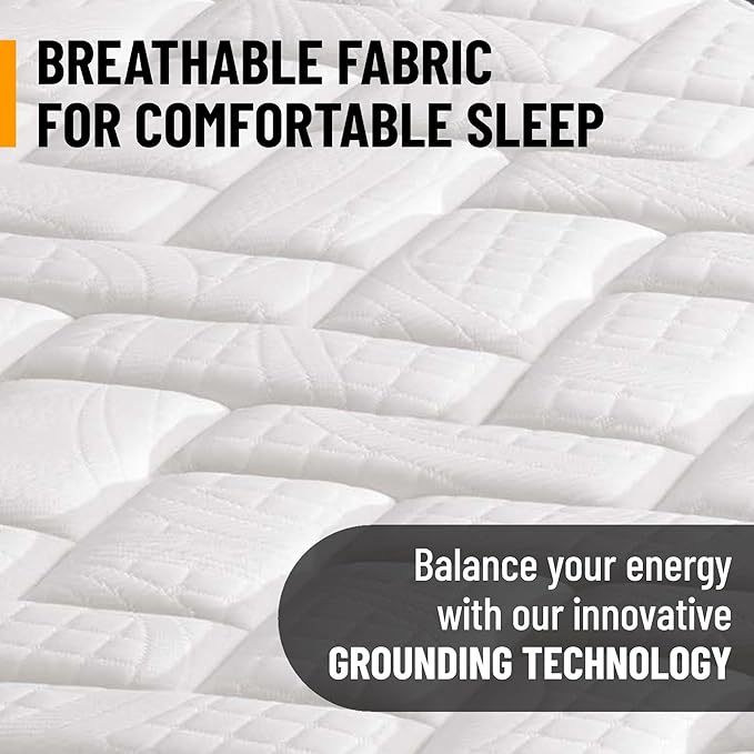 Ottomanson Twin 9" Medium-Firm Hybrid Mattress - Made in USA - Premium Comfort & Support for Young Sleepers - Individually Pocketed Coils & CertiPUR-US Foam - Fiberglass-Free - Bed in a Box