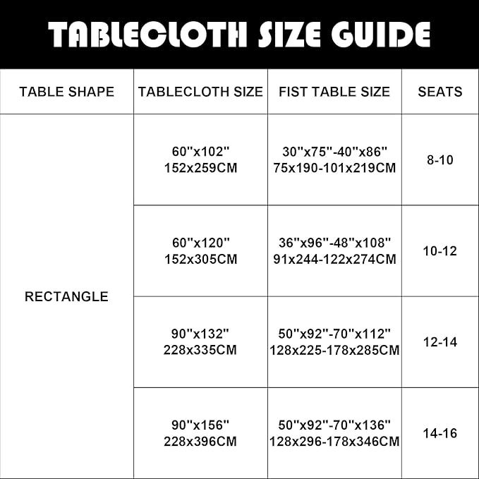 6 Pack Navy Blue Tablecloth 60 x 120 Inch Table Cloth for 8 Foot Rectangle Tables, Wrinkle Resistant Washable Polyester Fabric Table Covers for Party, Wedding,Dining,and Banquet