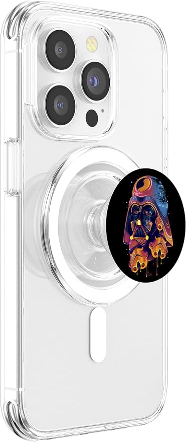 Star Wars Darth Vader Trooper Helmets Psychedelic Drip PopSockets Adhesive PopGrip